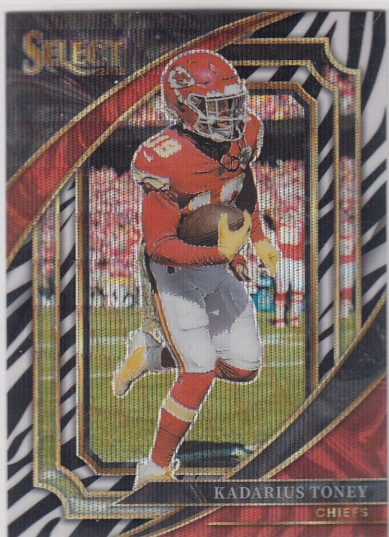 Football Trading Card NFL 2022 Panini Select Zebra Prizm #371 Kadarius Toney Suite Level NM Near Mint Chiefs