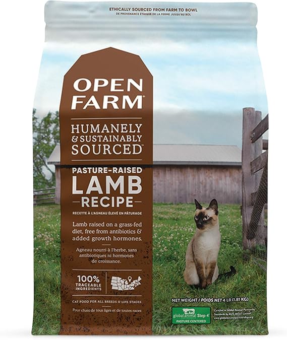 Open Farm PastureRaised Lamb GrainFree Dry Cat Food