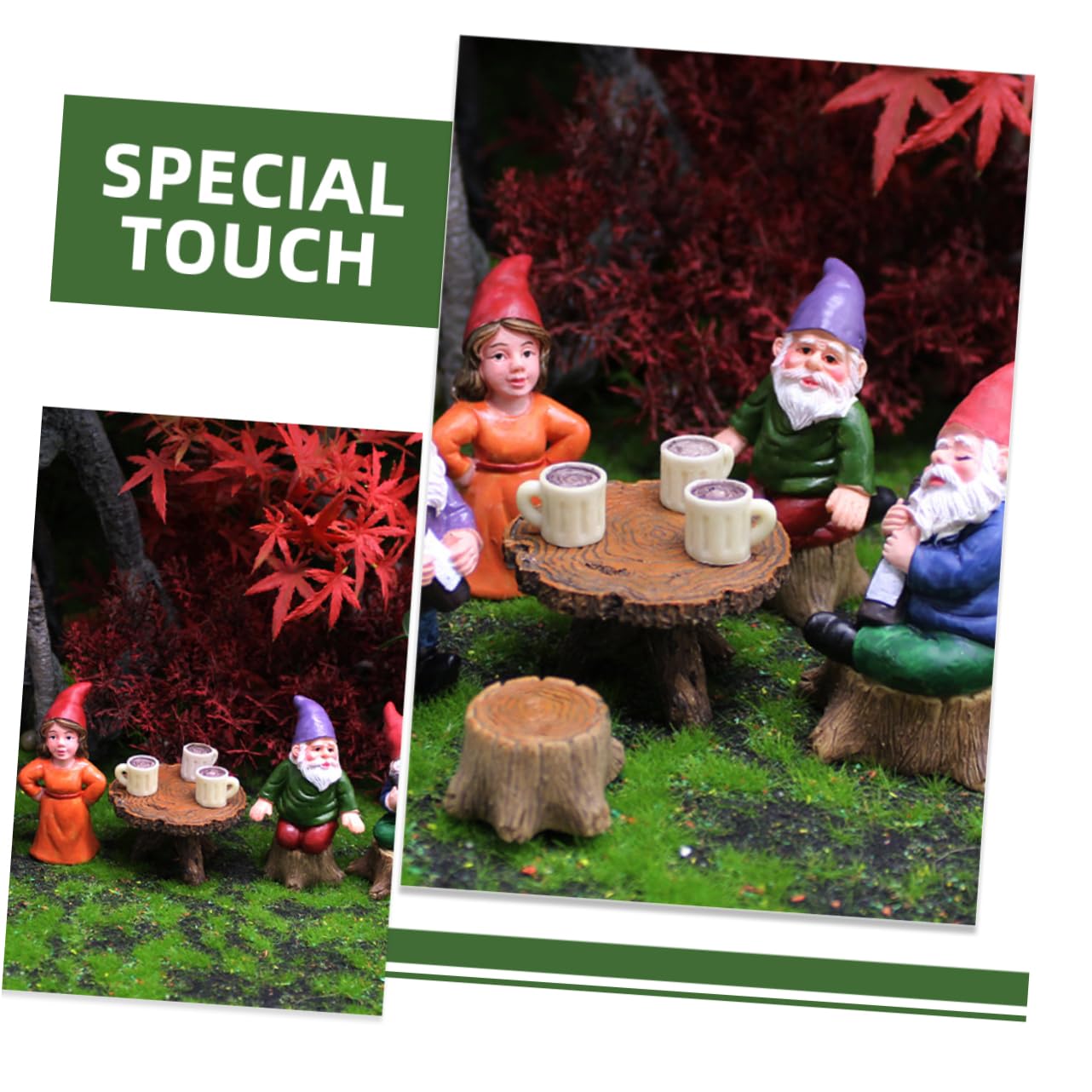 BESPORTBLE 3stücke Dwarf Garden GNOME Statue Set Lustige Gartenzwerge Für Garten Deko Teiliges Set Handgefertigte Figuren Für Außenbereich Dekoration Für Weihnachten Und Andere Anlässe