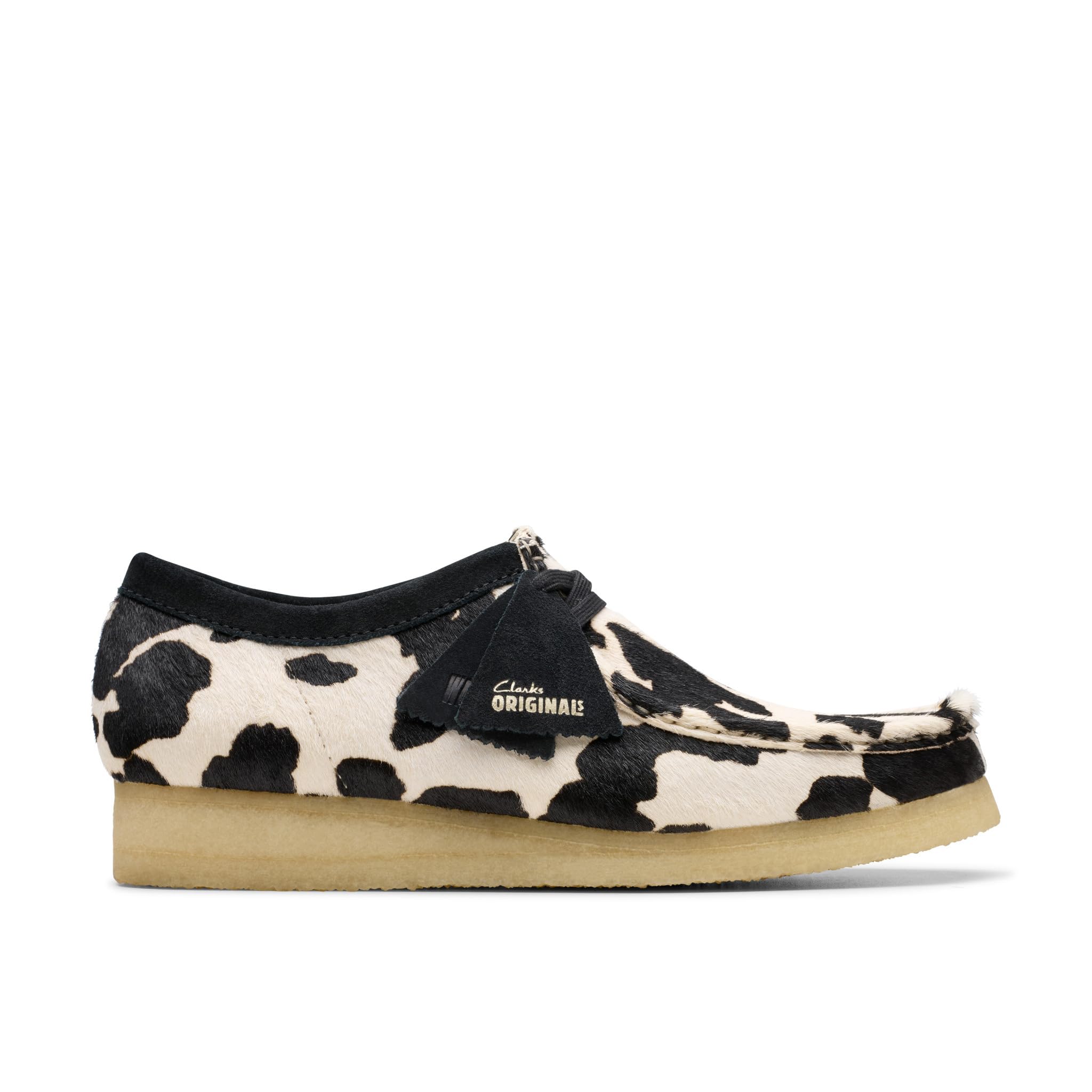 Men's Originals Wallabee Cow Print Hair On Black | 26176776