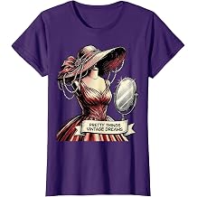 Pretty Things Vintage Dreams Romance Fashion Women T-Shirt