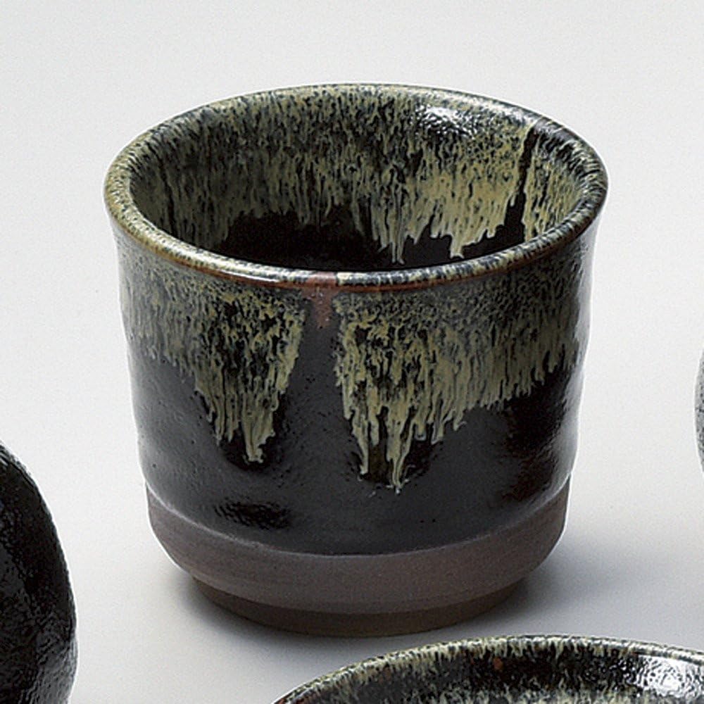 Yuzu Tenmoku Soba Chiyohisa [8 x 7cm 200cc 230g] [Buckwheat Supplies] | Ryotei Ryokan Japanese Tableware Restaurant Stylish Tableware Commercial