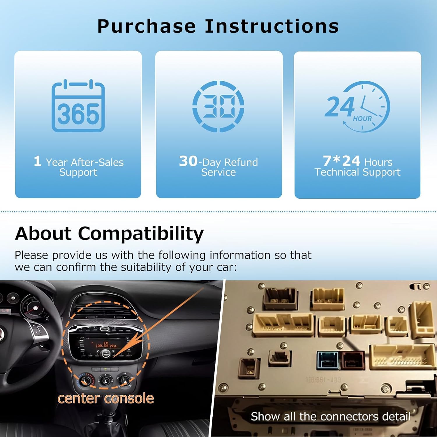 Radio samochodowe z systemem Android 14, 2 DIN, do VW Caravelle T6 2015-2020, z bezprzewodowym Carplay, Android, podwójne radio DIN, 7 cali, ekran dotykowy z nawigacją GPS, WiFi, Bluetooth, RDS, FM