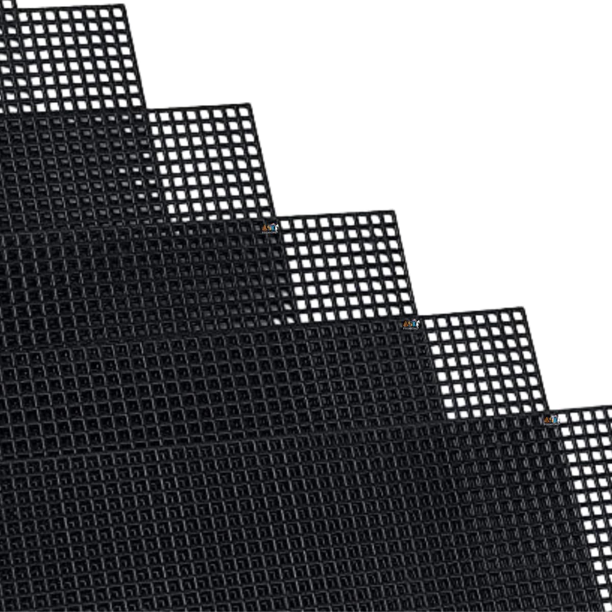 3MM Black 26×32 cm Cross Stitch Plastic Canvas Sheet for Handbag, Bookmark, Purse,Sewing/Embroidery , Crochet , Knitting Projects and DIY/Fish breeding Net Orchid Cone Planter net/Mat for Fridge/Dining Table (6)-image-49