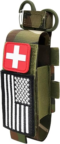 Miniatura 9 de VIIDOO Paquete de 2 bolsas TQ - Soporte de torniquete Molle mejorado para cinturón de servicio