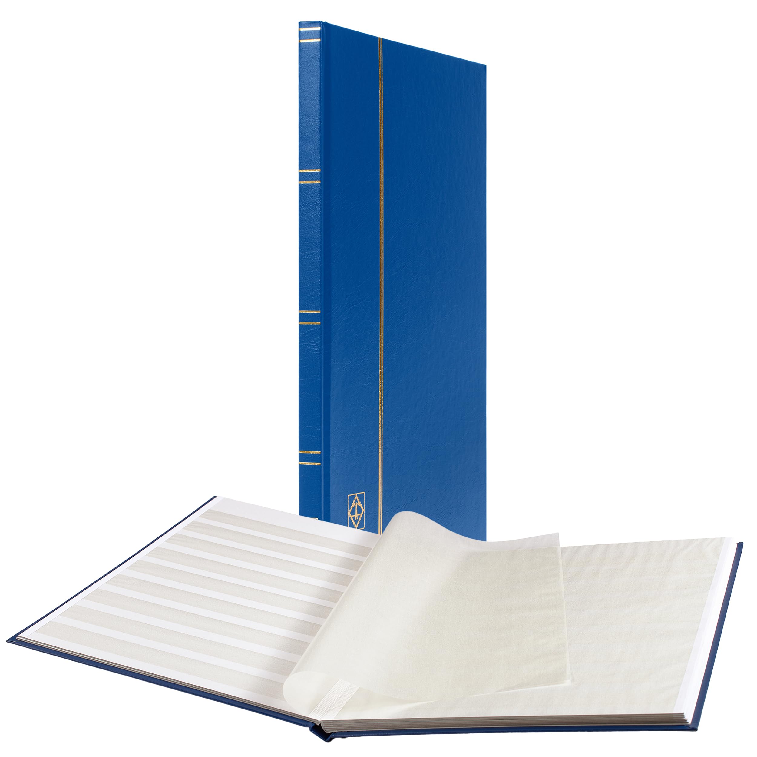 Leuchtturm 331380 Clasificador DIN A4, 16 White Pages Lid, not Padded, Blue
