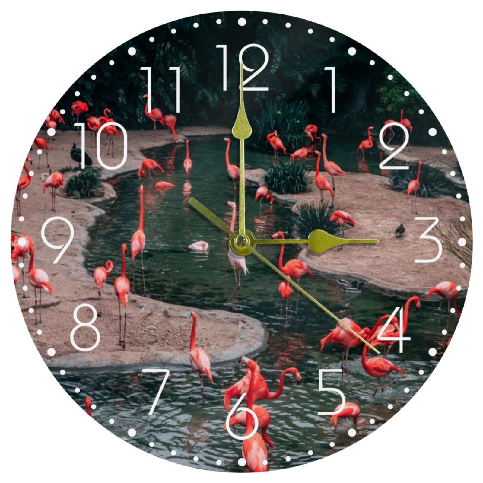 Horloge murale silencieuse pour chambre afin de dormir sans bruit
