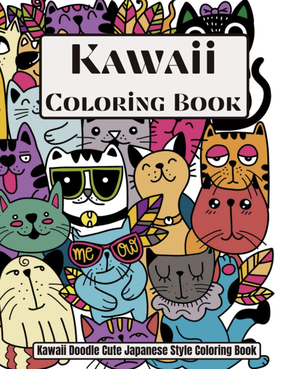 Kawaii Coloring book Kawaii Doodle Cute Japanese Style