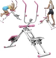 KINMAC 2-in-1 Stair Stepper & Ab Trainer Machine - Compact Home Gym Stairmaster for Full-Body Workouts