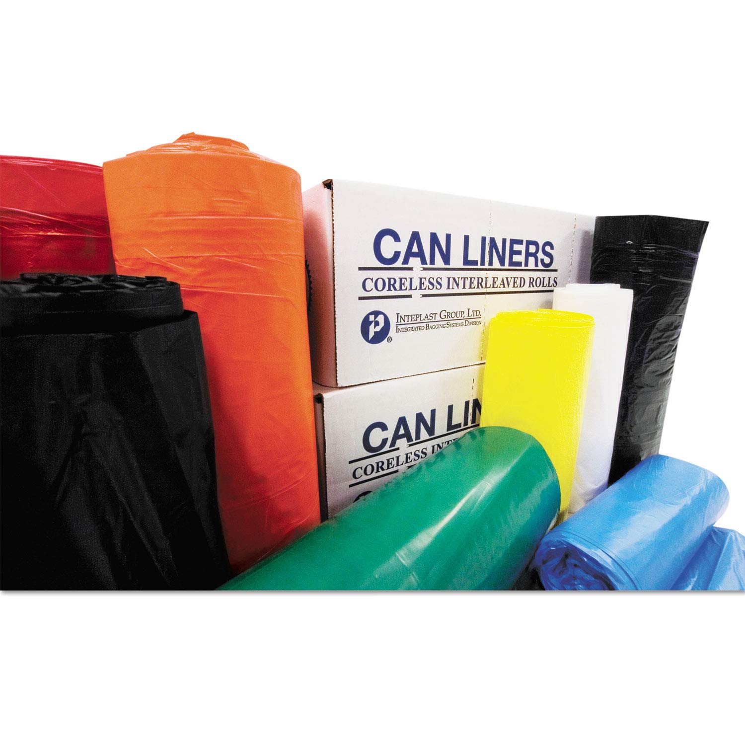 Inteplast Group High-Density Can Liner, 43 x 48, 60-gal, 12