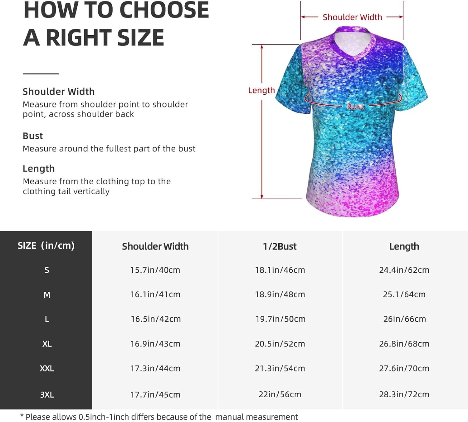 Women Casual Glitter Sequin Spot Print V-Neck T-Shirt Short Sleeve Summer Trendy Tops.