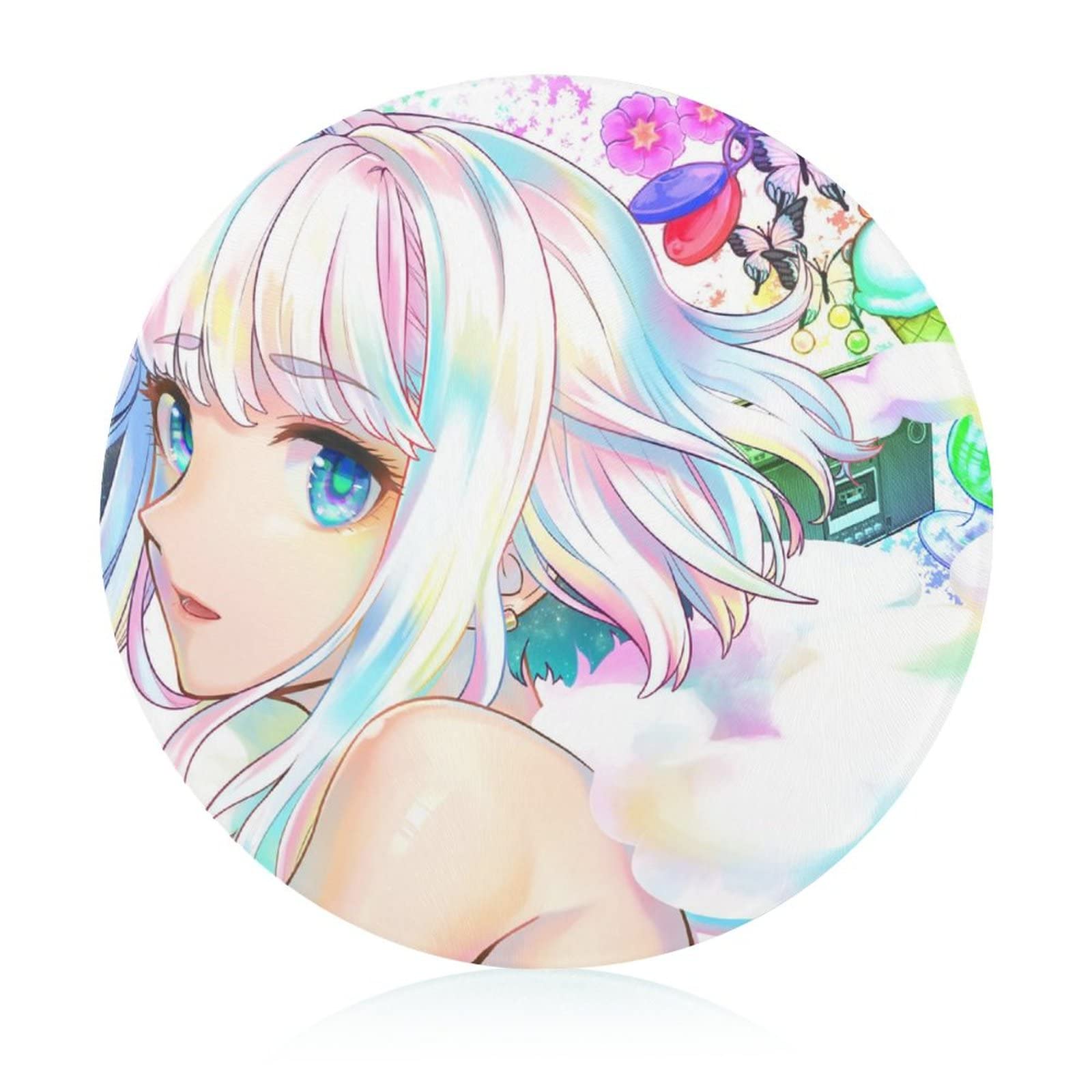 Planche à découper en verre Anime 20 cm plateau résistant à la chaleur pour cuisine