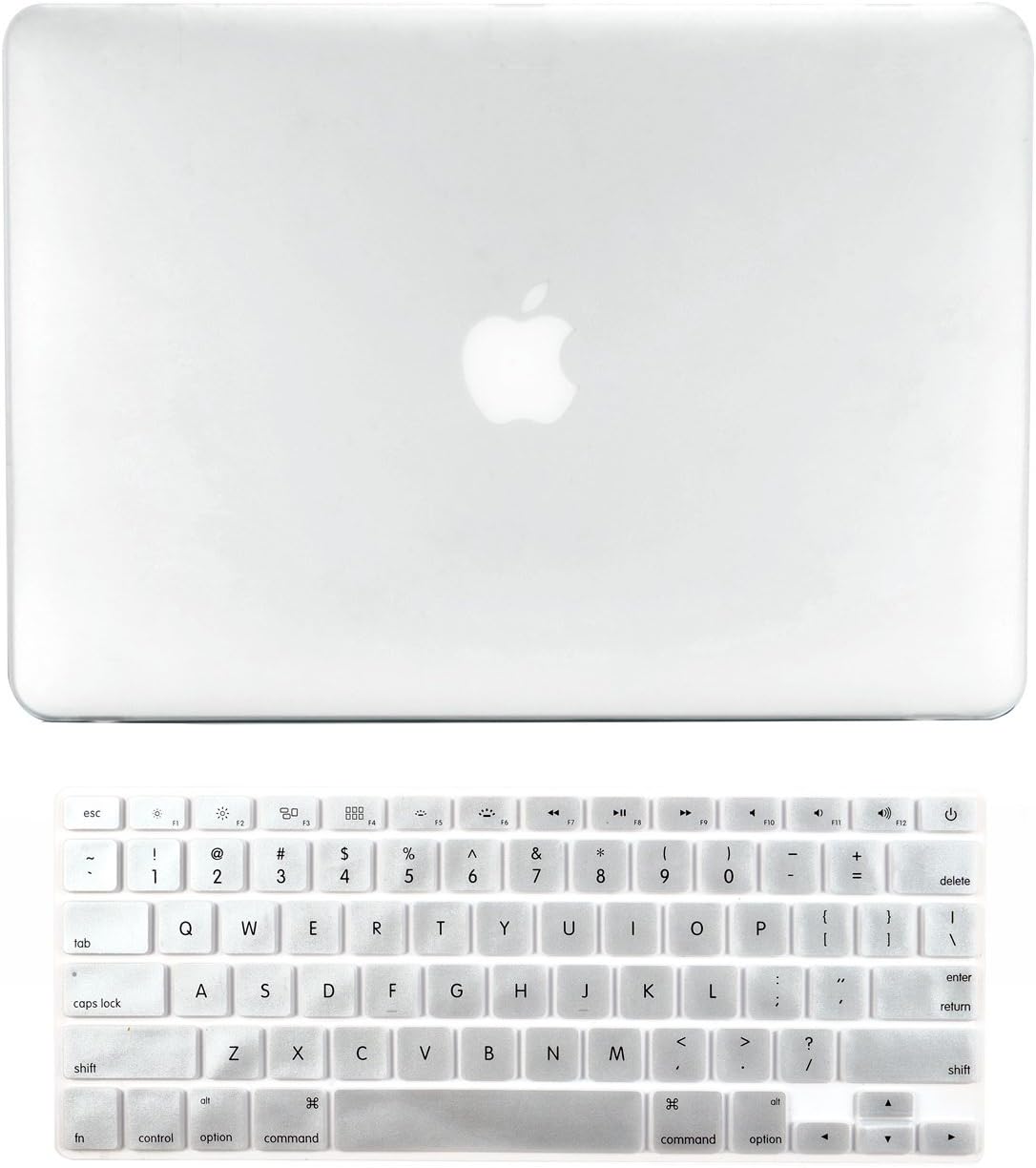 TopCase 2 in 1 Ultra Slim Light Weight Rubberized Hard Case Cover and Keyboard Cover for Macbook Pro 13-inch