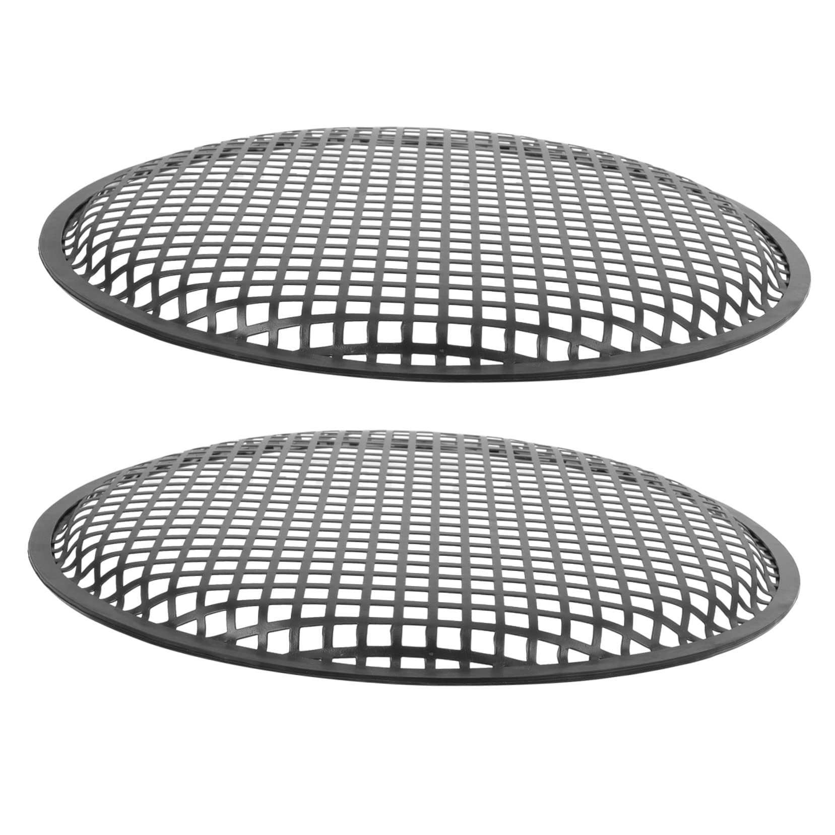 ibasenice Audio Speaker Protection Net 2pcs Car Speaker Grill Cover Mesh 6.5 Inch Replacement for Car Speaker Black 12 Inches Decorative Cover