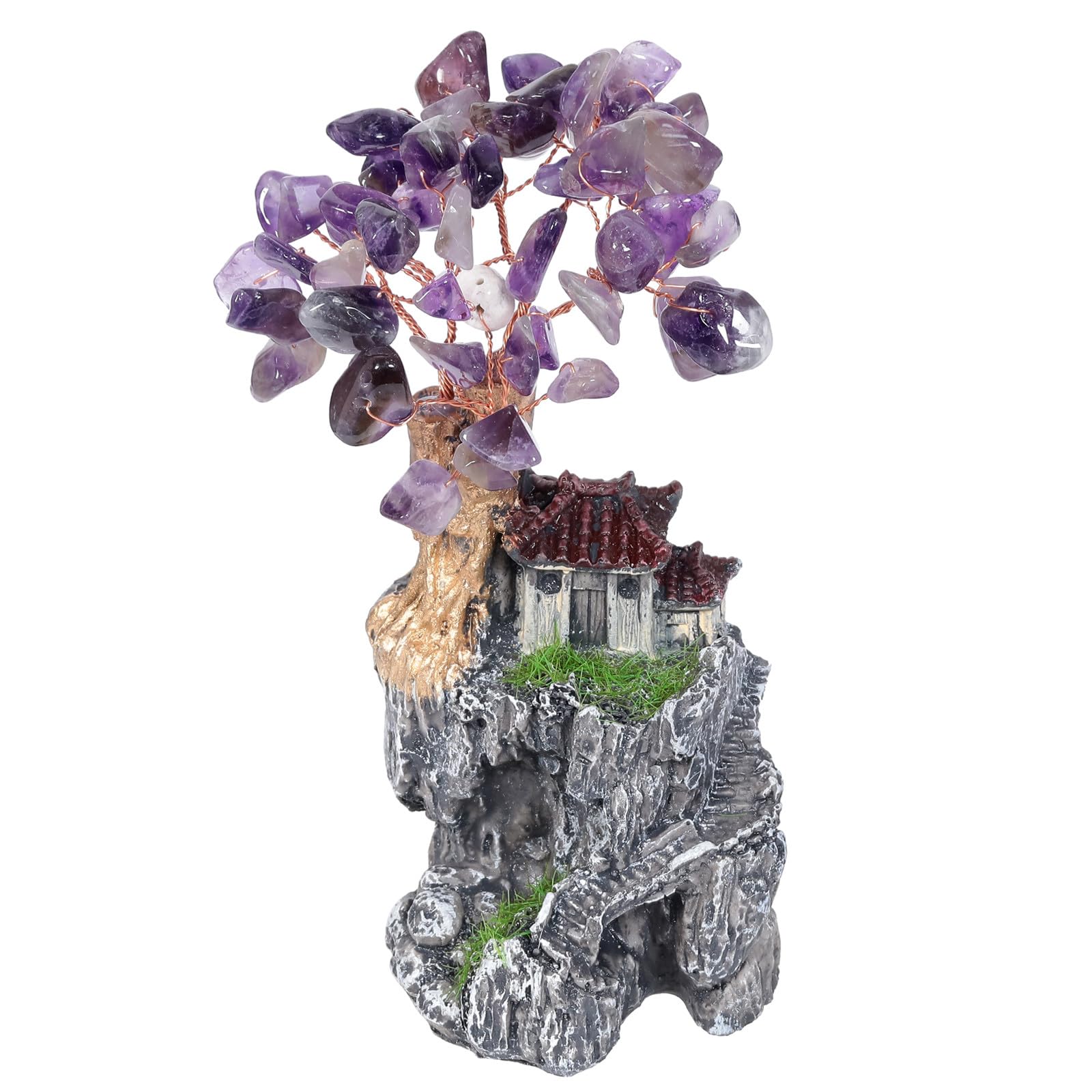 Bonsaï Feng Shui améthyste rockcloud, le cadeau idéal pour décorer une maison neuve