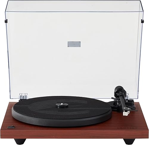 Crosley C6B-MA tocadiscos Bluetooth con accionamiento por correa con brazo de tono ajustable, caoba