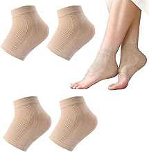 2 Pairs Compression Ankle Support Socks for Women, Plantar Fasciitis Socks Breathable Ankle Wrap for Stabilize Ligament Relieve pain Arch Sport Swelling and Sprained Ankle Achilles Tendonitis
