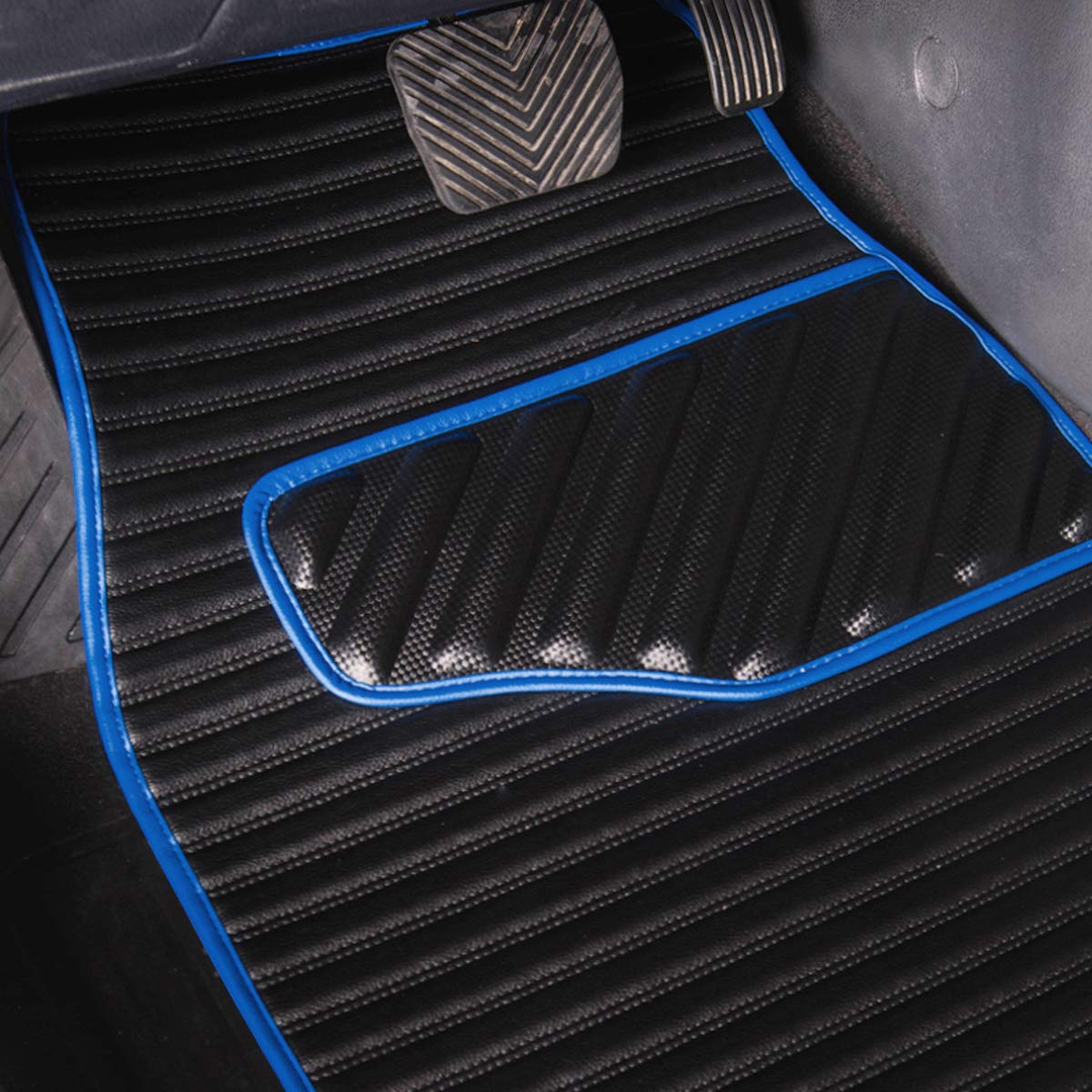 Cobertura Universal SUV Juego De 4 Para Coche, SUV O Furgoneta - Resistentes Y Antideslizantes Alfombrillas Universales Grises