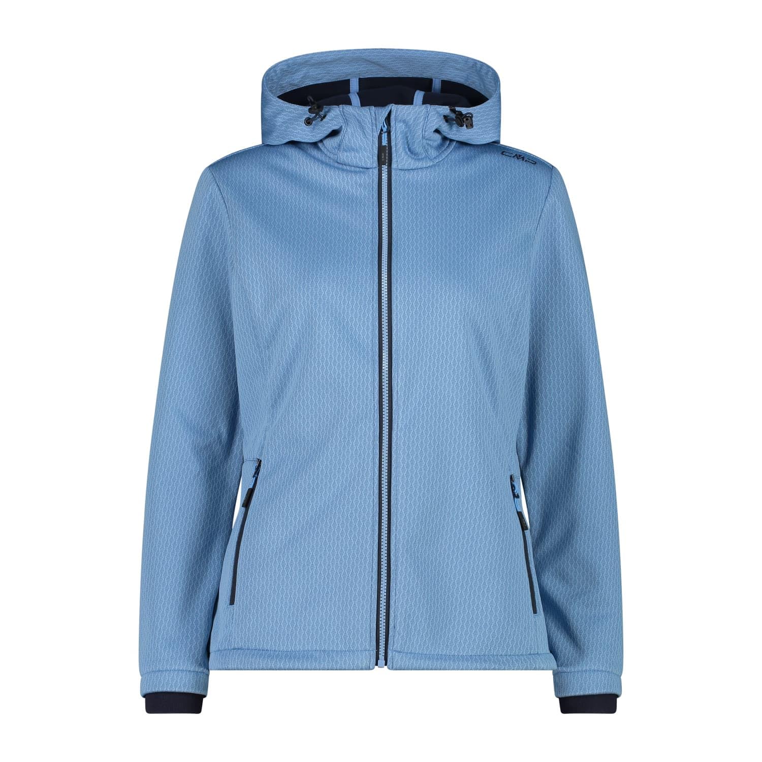 CMP Damen Giacca Da Donna In Softshell Con Cappuccio Fisso Jacke, Niagara, D34 EU