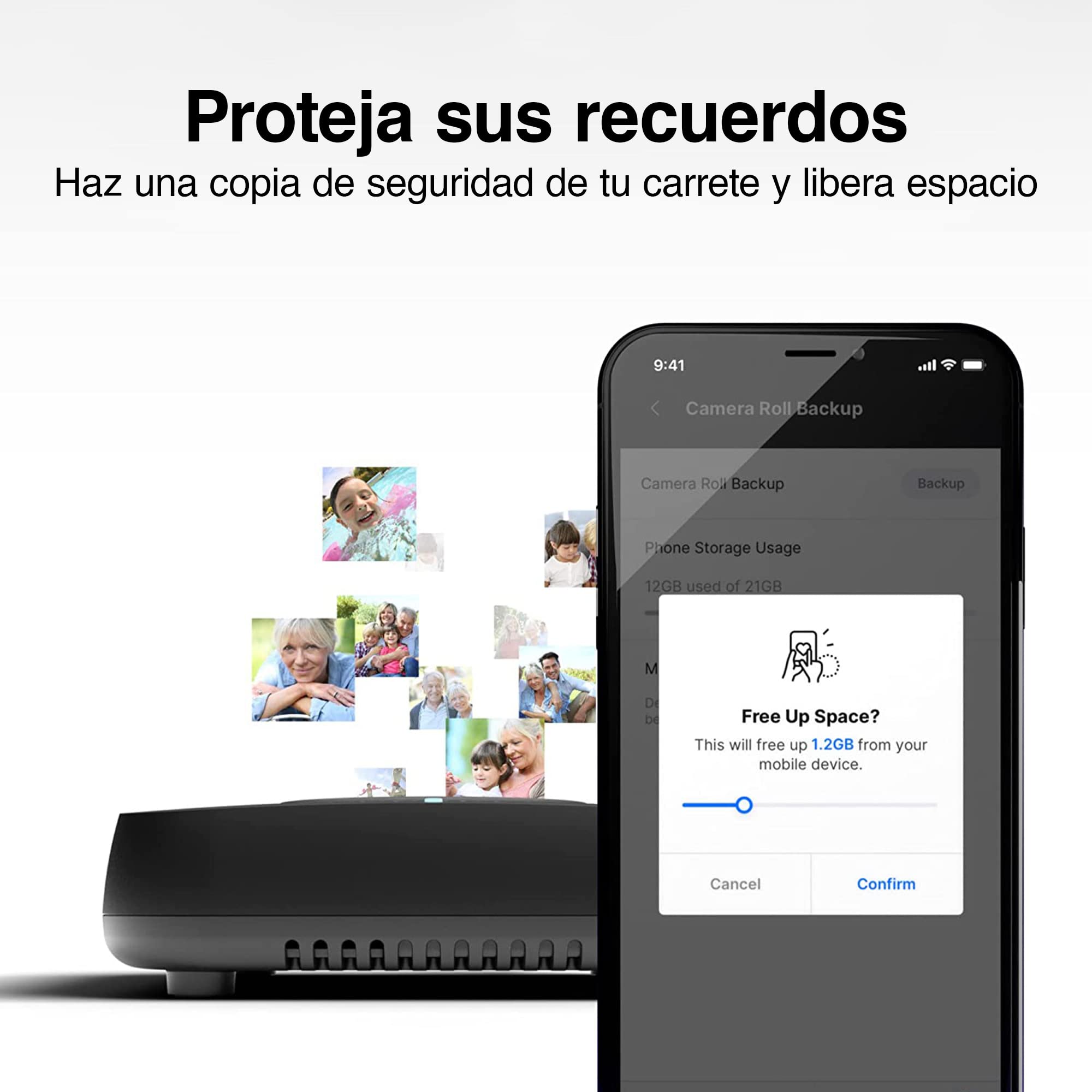 Dispositivo Inteligente de Almacenamiento Personal en la Nube para Archivos Multimedia de Datos, SSD de Alta Velocidad Integrado de 512 GB con Almacenamiento USB