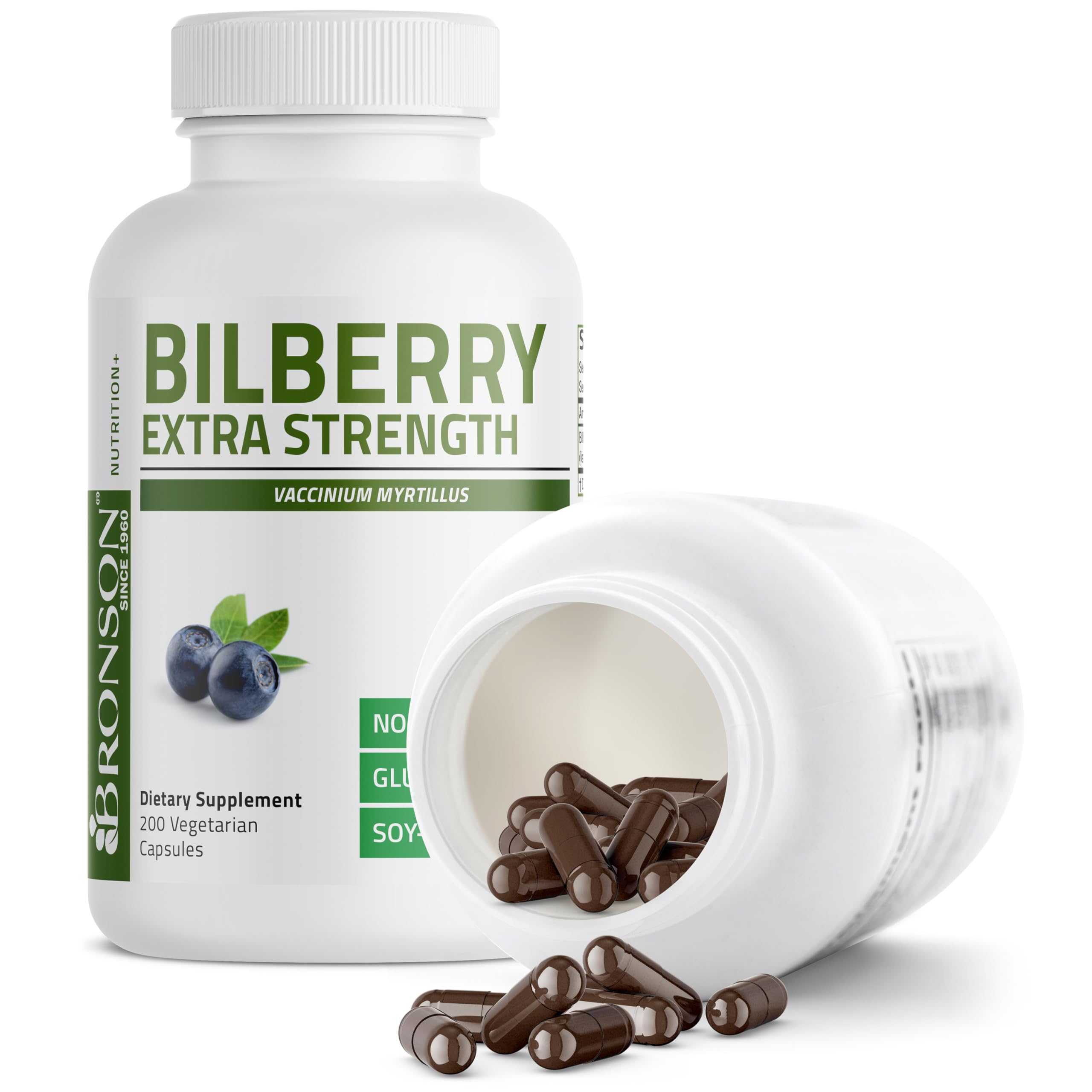 Bronson Bilberry Extra Strength Eye & Vision Support, 200 Capsules — Amazon image 4