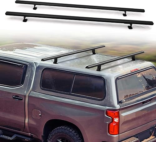 Tapa de camión de 55 pulgadas y escalera de techo ajustable para kayak canoa tubería de madera (carga máxima de 500 libras)