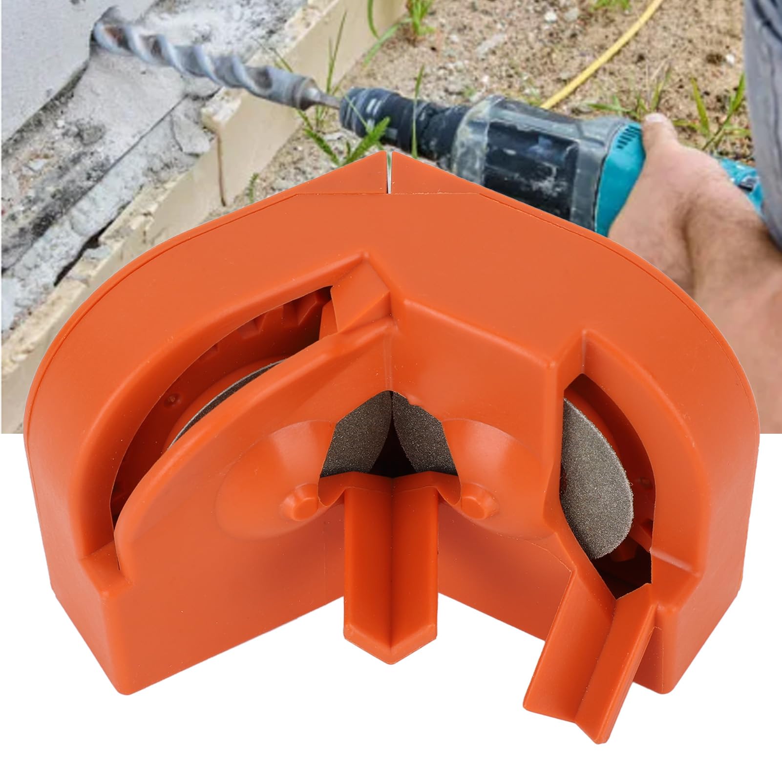 Affilatrice elettrica per punte da trapano, affilatrice multiuso per punte da trapano per tutte le punte, utensile per affilatura per punte in acciaio rapido, muratura, carburo, cobalto e stagno