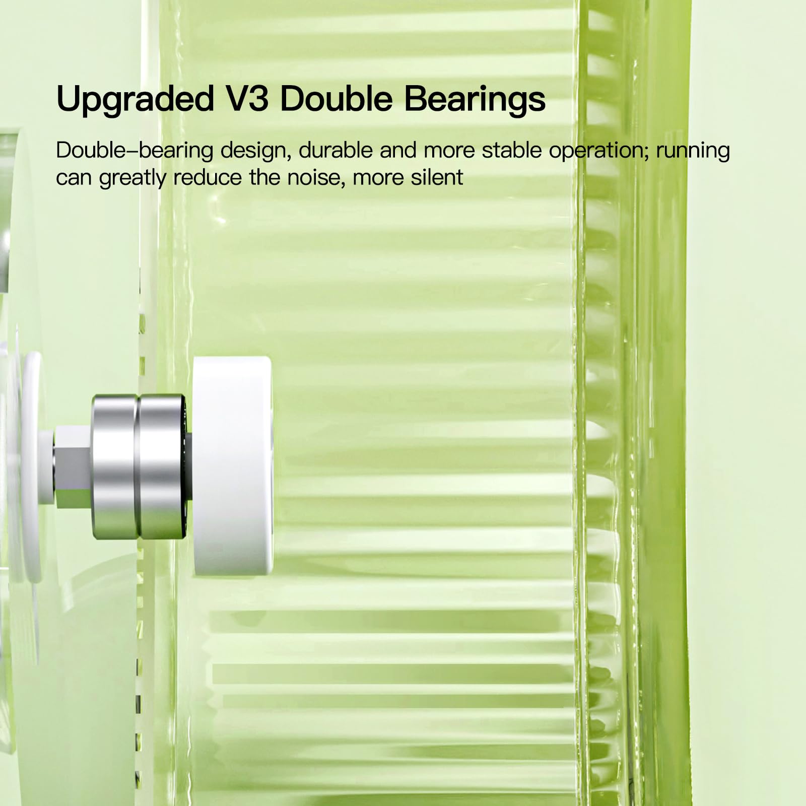 Super-Silent Hamster Exercise Wheel: Silent Spin Toys Hamster Running Wheels with Height Adjustable Stand for Hamsters Gerbils Mice Or Other Small Animals -8.5inch Yellow - image 3