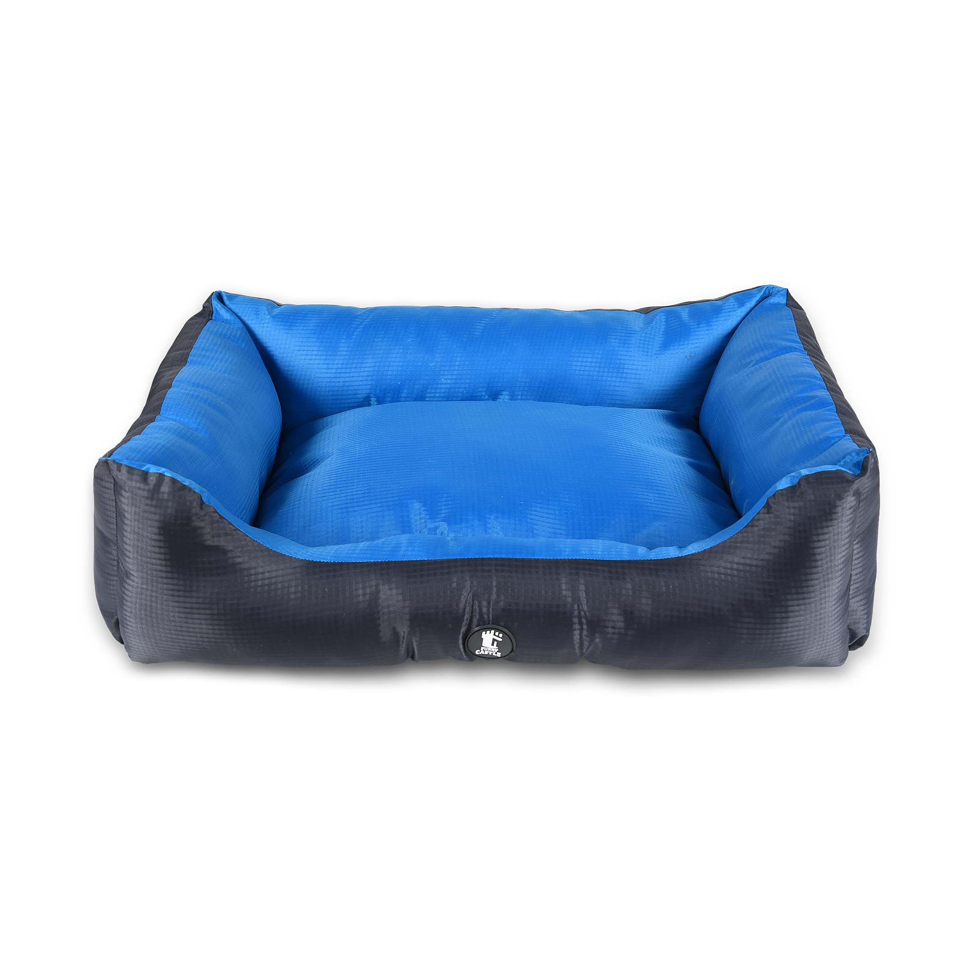 FURRY CASTLE Polyester Dog & Cat Bed with Chew Proof and Water Repellent Ripstop Fabric (Pack of 1, Blue, Size: S, 23X20X8 Inches) (B0BNPTFVYS) Amazon Price History, Amazon Price Tracker