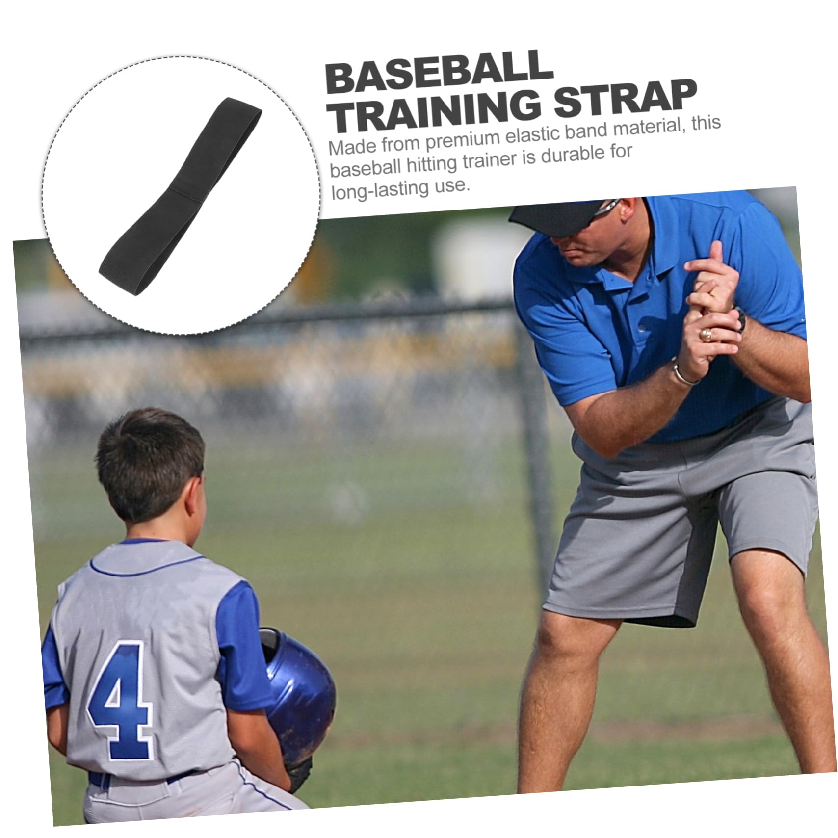 Toddmomy Baseball Swing Training Band Hitting Supplies Posture Correction Improve Performance Comfortable Design Easy to Install