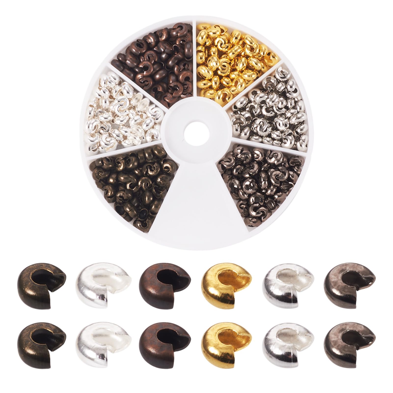 Cache-nœuds de 4 mm sans nickel pour sublimer vos colliers faits main