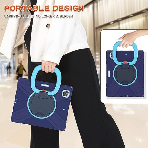 Vista 80 de Funda para iPad (A16) de 11 pulgadas 2025, Aslo para iPad 10 de 10.9 pulgadas 2022, funda resistente a prueba de golpes, soporte giratorio, soporte
