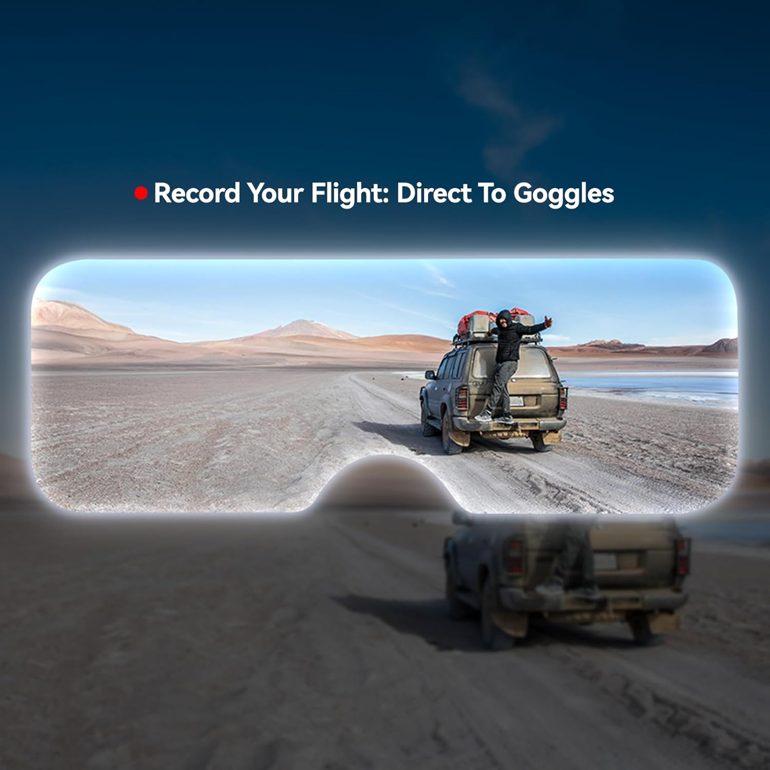 BETAFPV VR04 HD FPV Goggles with 1080P Resolution, 4.5'' Screen LCD, Micro SD Slot, 2 2600mAh Lipo Batteries Up to 3H, Adjustable Headband, Support Recording Replay Compatible for P1 Air Unit VTX