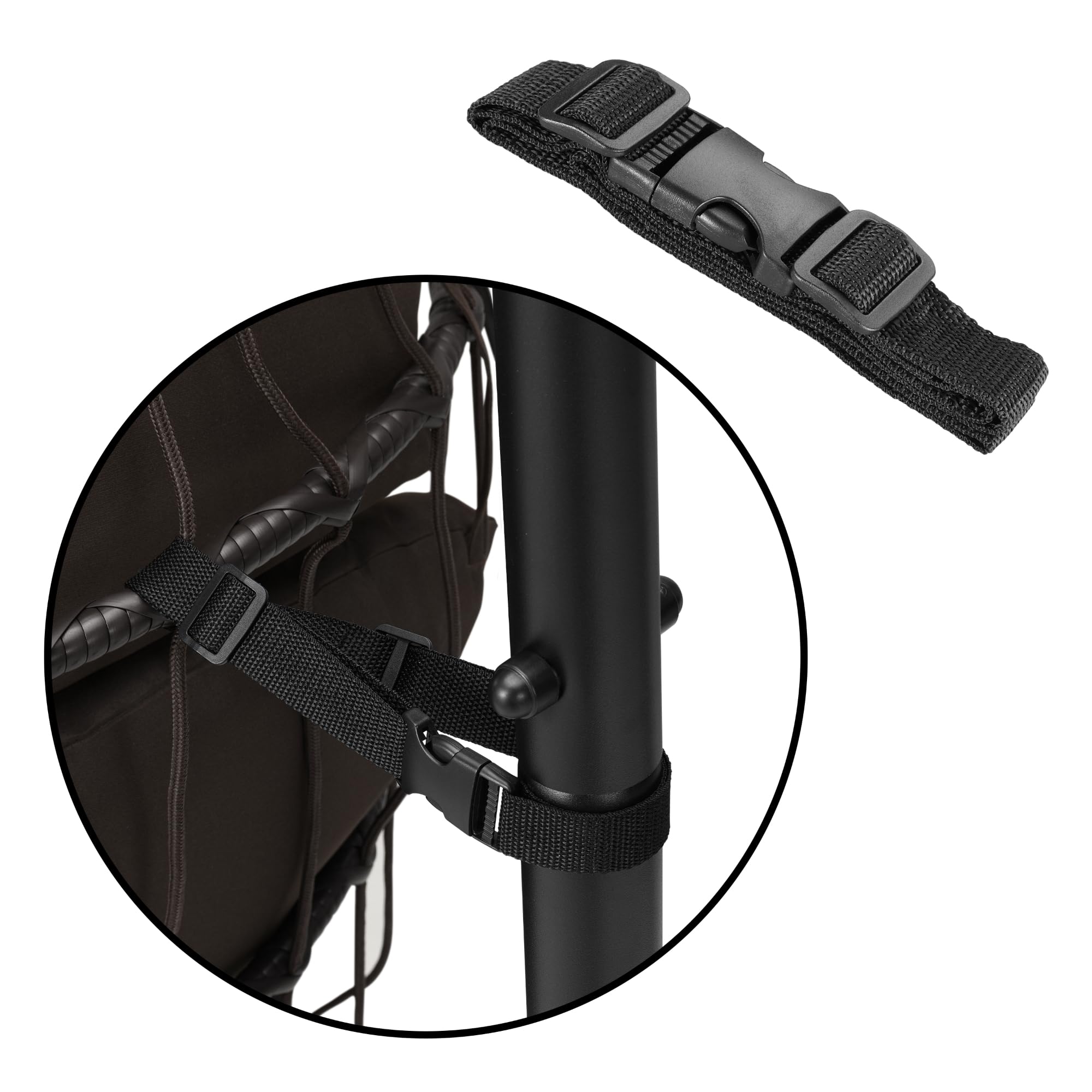 Hängesessel mit Gestell | Braun | Hängeschaukel für Indoor und Outdoor | Inkl. Kissen und Auflagepolster | Balkon Hängesessel Outdoor, Gartenschaukel, Schaukelstuhl, Hängekorb
