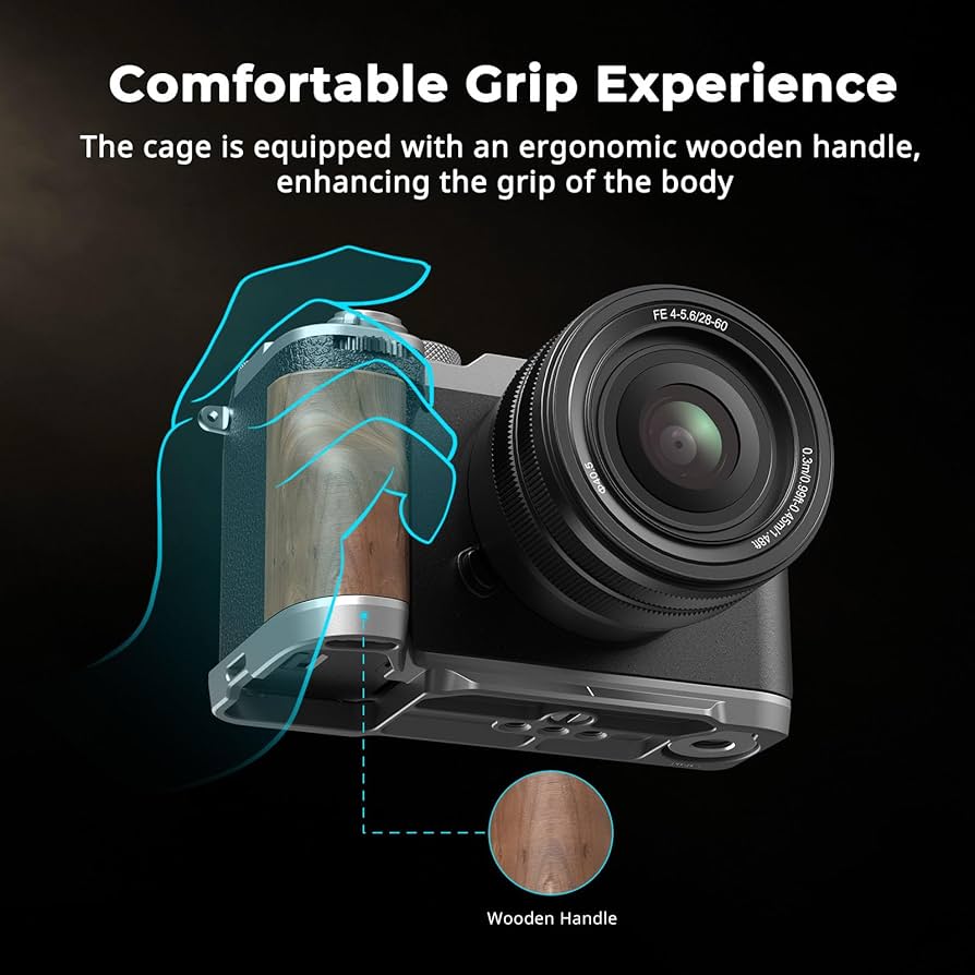 Amazon.com : SmallRig A7C II / A7CR Handgrip L-Shape Grip for Sony