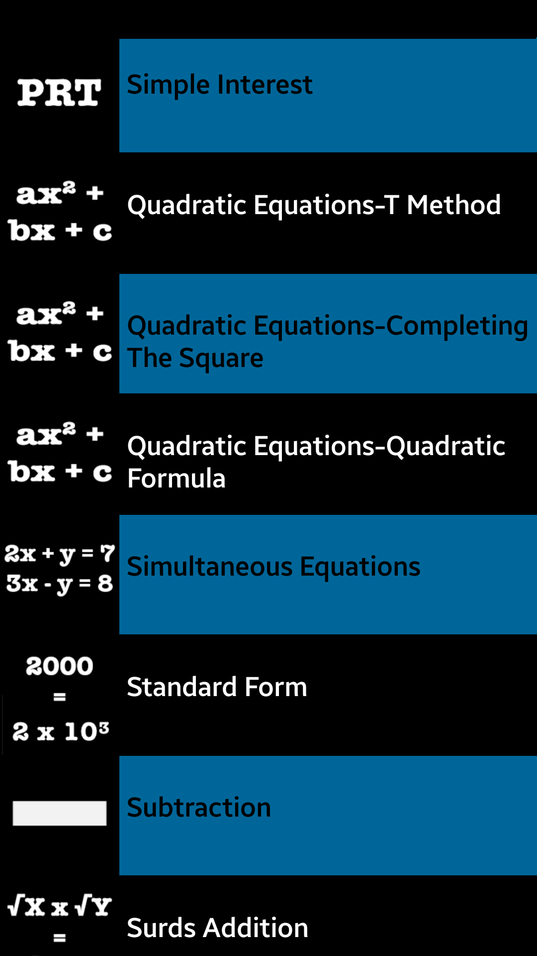 Math Helper App on the Amazon Appstore