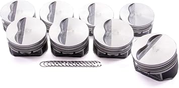 9911HC.030-5cc Flat Top Piston Set for Small Block Chevrolet