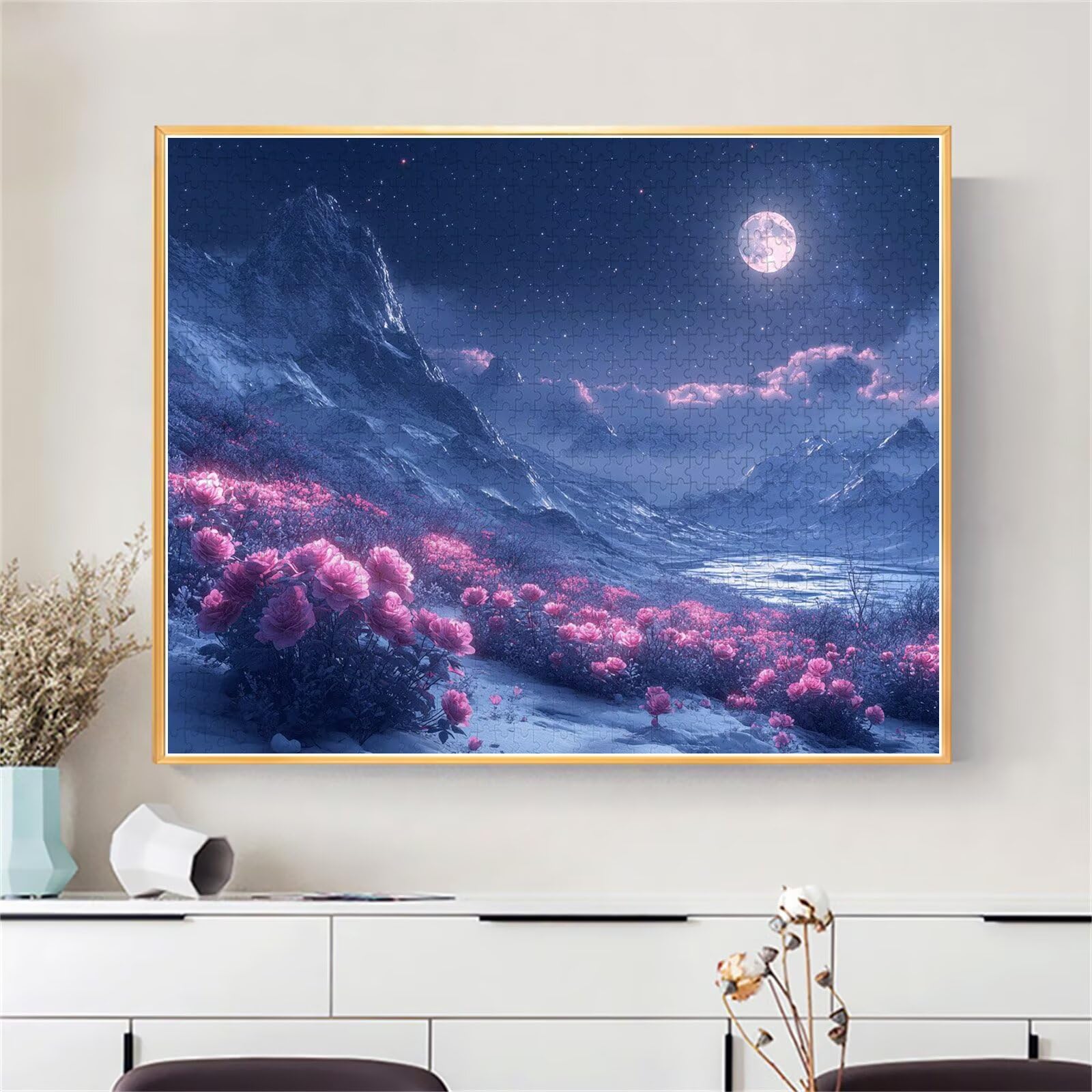 Puzzle Erwachsene 2000 Teile Sternenhimmel Blume Educa Jigsaw für Kinder ab 8 Jahren Mädchen Jungen, Erwachsene Impossible Klassische Puzzles Schwer, Anspruchsvoll Spielspaß, Geschenke 70x99cm t-966