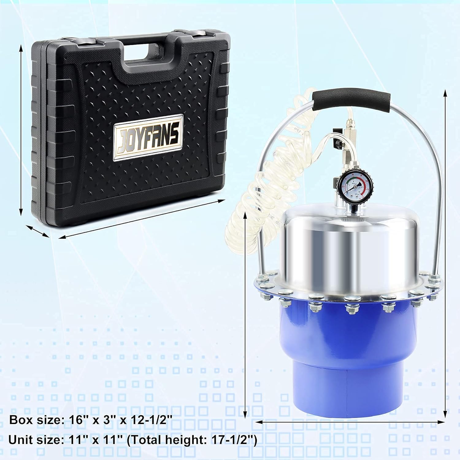 Buy JoyFans Brake Bleeder Kit, Portable Air Pressure Pneumatic Brake