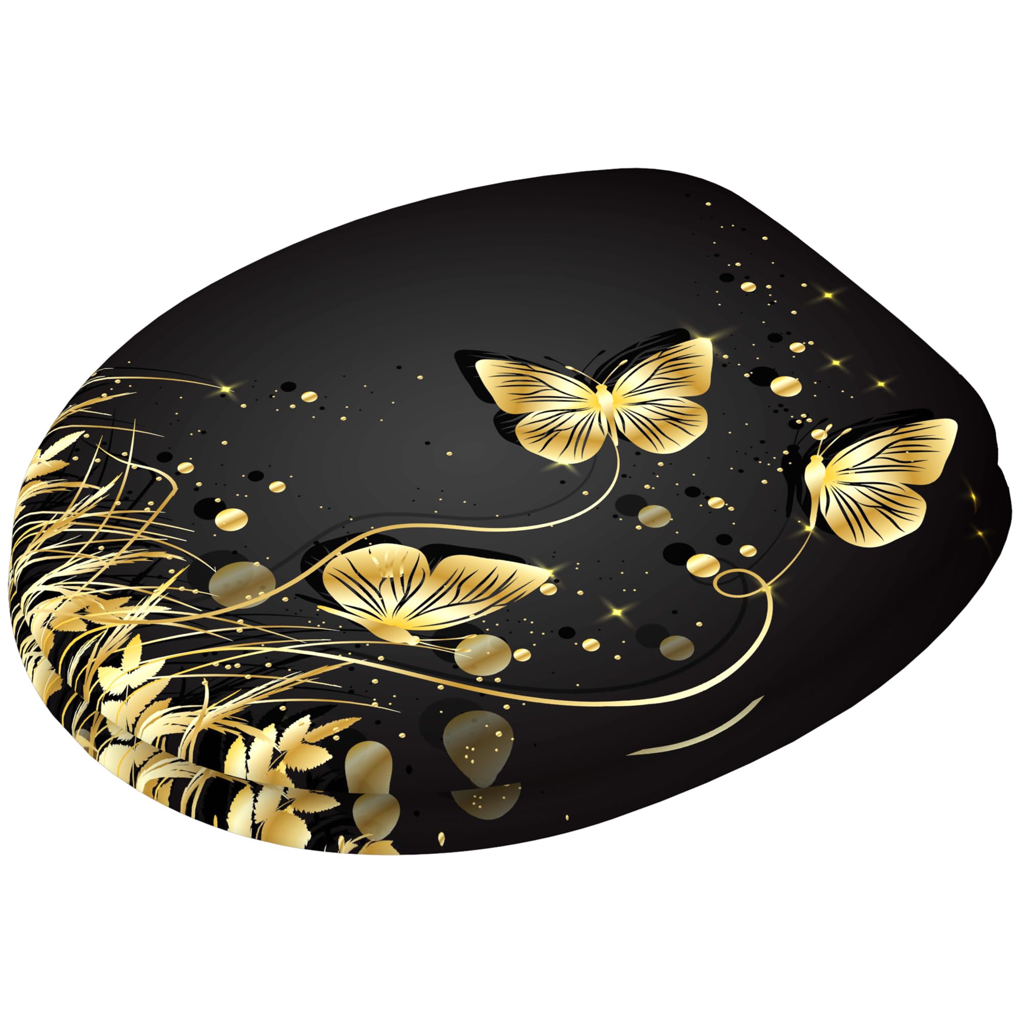 Sanilo Soft Close Toilet Seat, Wide Choice of New Toilet Seats, Stable Hinges, Easy to Mount (Silhouette) - Image 3