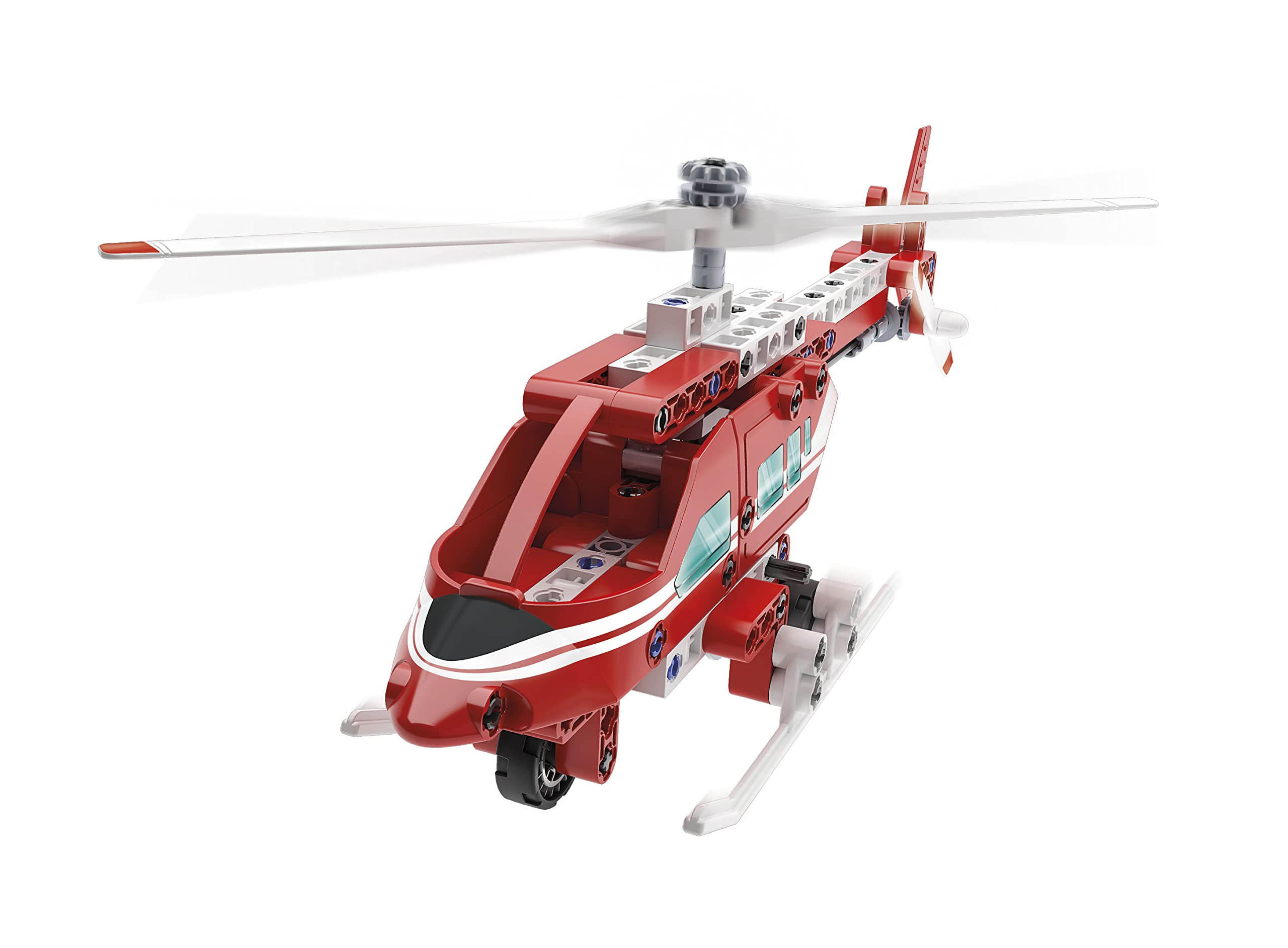 Clementoni, Science Build-Fire Helicopter-Children's Building Set 2 in 1, Mechanical Laboratory, Scientific Game 8 Years - Image 2
