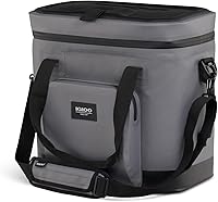 Vista 46 de Igloo Trailmate Soft Sided Coolers Portable Insulated Cooler Bag Carbonite