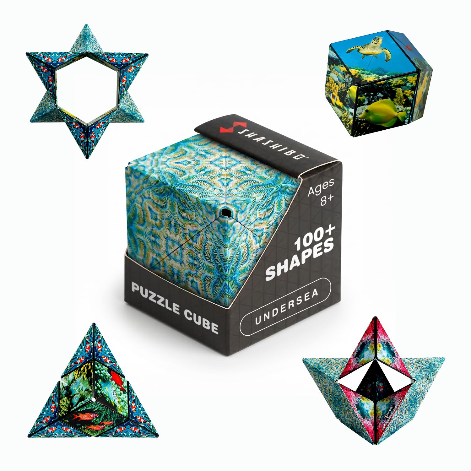 Shashibo DODECA Magnetic Puzzle Cube, Stress Relief Fidget Toy