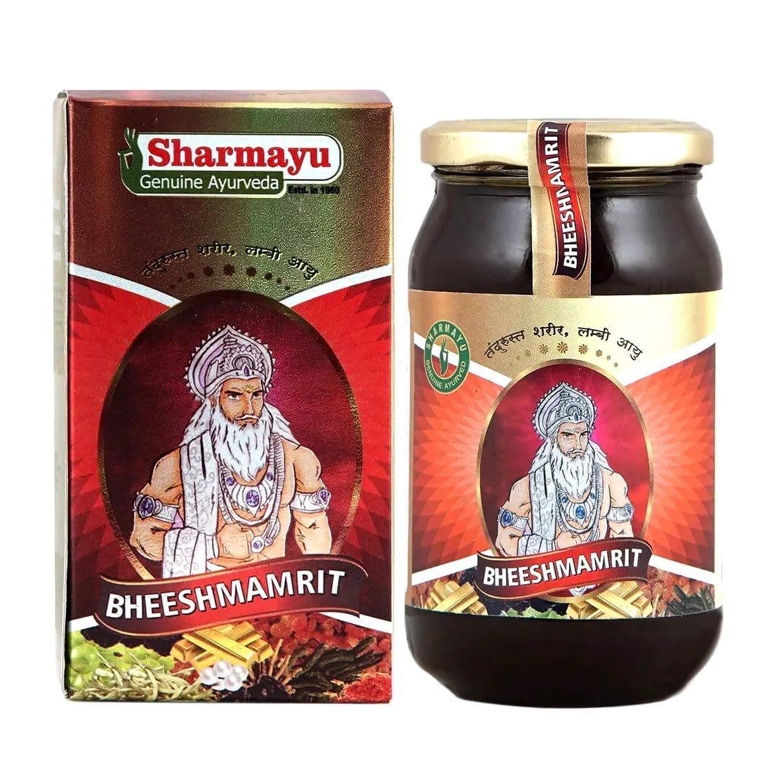 Sharmayu Bheeshmamrit 500g Herbal Paste | Best Immunity Booster Chyawanprash For Men, Women and Kids | Natural Chyawanprash Blend With Ashwagandha & Amla | Pure Herbal Supplement | Sharmayu Bheeshmamrit 500g Herbal Paste | Best Immunity Booster Chyawanprash For Men, Women and Kids | Natural Chyawanprash Blend With Ashwagandha & Amla | Pure Herbal Supplement |
