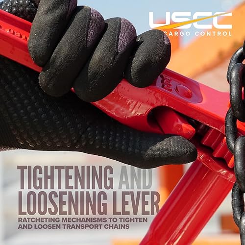 Miniatura 13 de US Cargo Control Carpeta de carga de trinquete resistente para cadena de grado 70 de 5/16" (límite de carga de trabajo: 5,400lb)