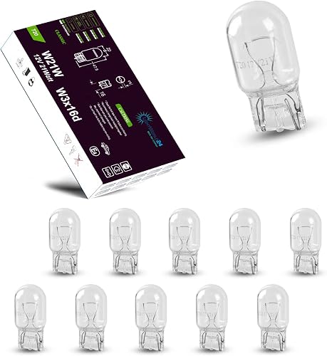 LIGHTWORLD24 10x W21W T20 12V 21W | Bombillas halógenas…
