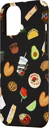 Miniatura 2 de Funda para iPhone 12 Pro Max Black Antojitos Mexican Food Latino Tacos Pan Dulce
