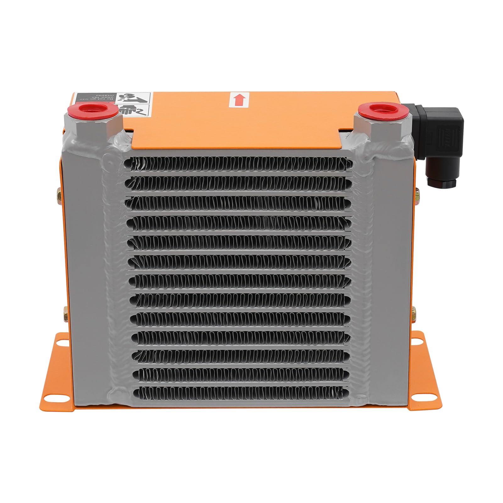 Refrigeratore ad aria idraulico da 12 V, 48 W, 20 l/min, raffreddato ad aria, refrigeratore d'olio con capacità di raffreddamento di 680 kcal/h, per escavatori, macchine agricole, trattori, meccanismi