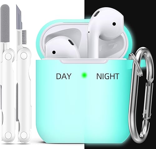 Funda para AirPods con llavero, protección completa, de silicona, accesorios para AirPods, funda para chicas con estuche de carga inalámbrico para