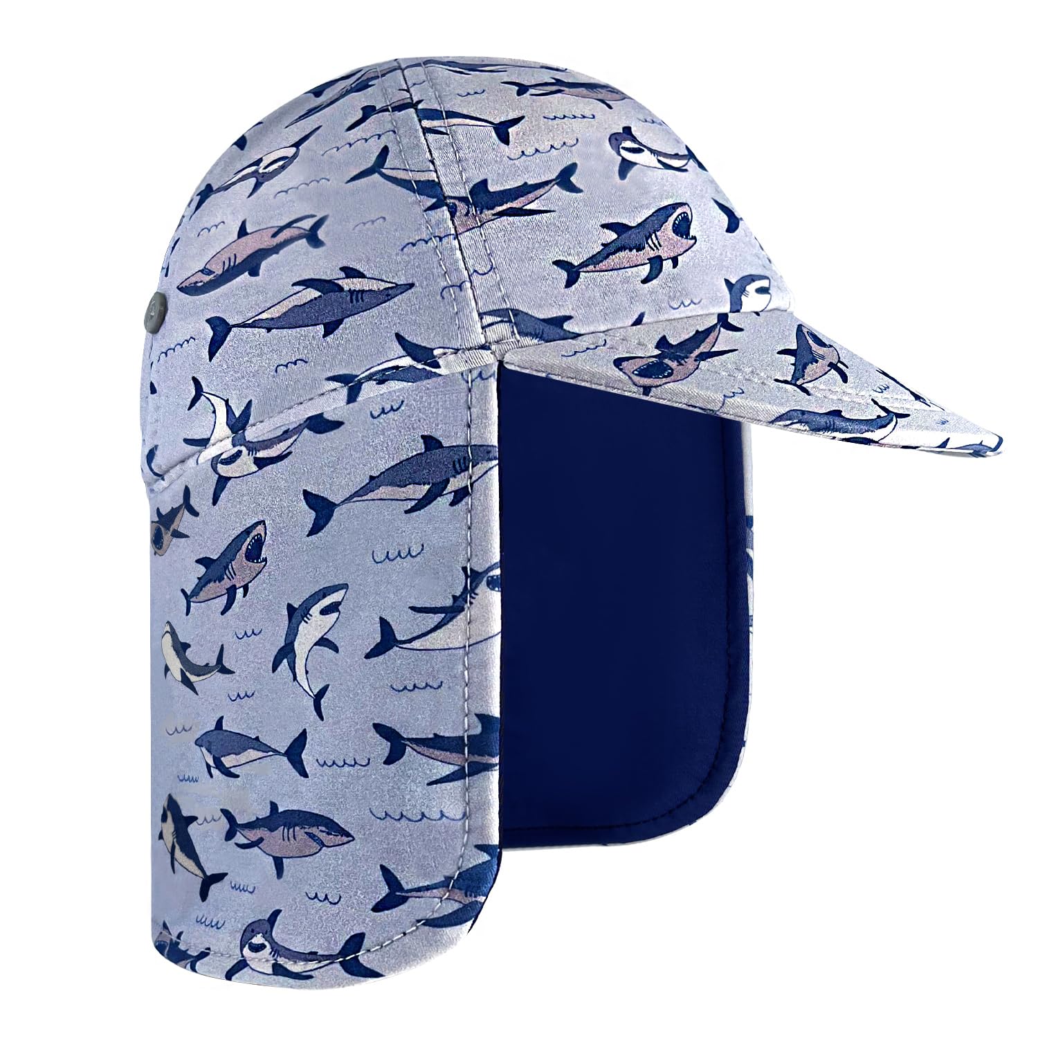 Gifts Treat Niños Legionarios Sombrero, UPF 50+ Proteccion Solar Gorra de Baño Sombrero de Solapa en Patrón de Dinosaurio para Niños